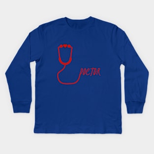 Personalized doctor shirt, Doctor Doctor gift, Doctor Doctor gift, funny shirt. Kids Long Sleeve T-Shirt